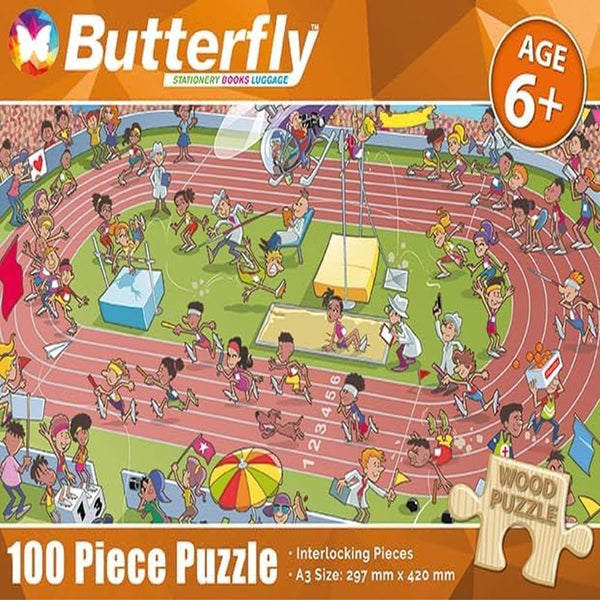 Wooden Puzzle A4 100 Piece - The Olympics