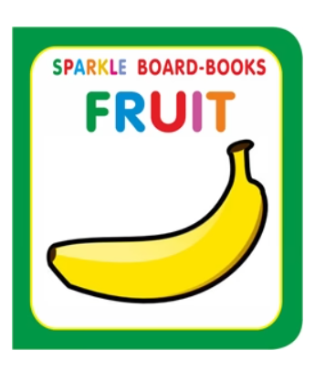 Book - Sparkle Board Book - Fruit