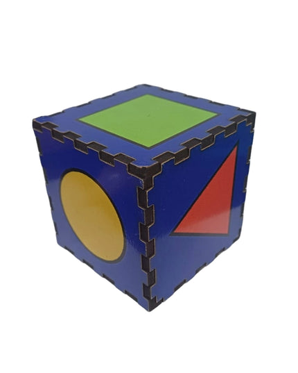 Dice Shapes - Wooden 65mm - 3 Shapes