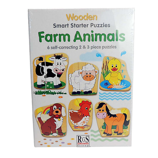 Puzzle - Farm Animals Smart Starter 2&3 pieces