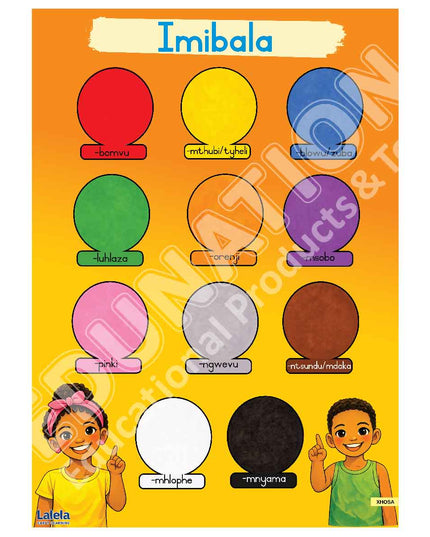Poster - Lalela Imibala (Colours) - Xhosa