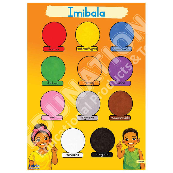 Poster - Lalela Imibala (Colours) - Xhosa