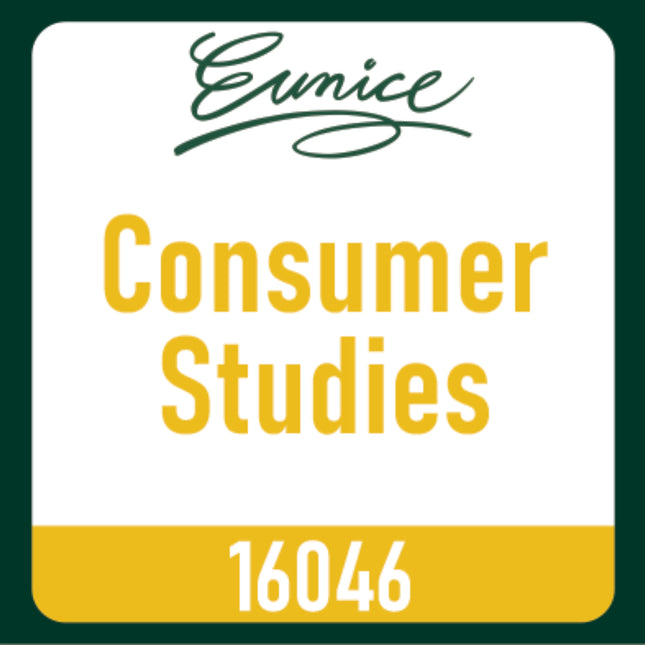 Eunice '27 Gr 10 Consumer Studies