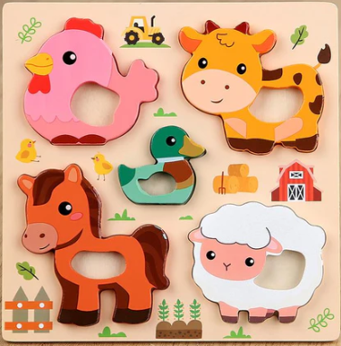 Chunky Puzzle Farm Animals