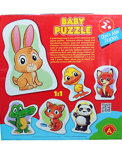 Baby Puzzle - Croco and Friends