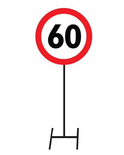 Road signs - Metal - 60 Limit (courier costs do not apply, contact for quotation)