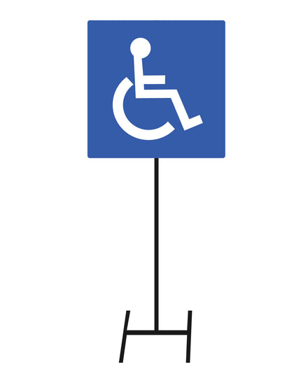 Road signs - Metal - Disabled (courier costs do not apply, contact for quotation)