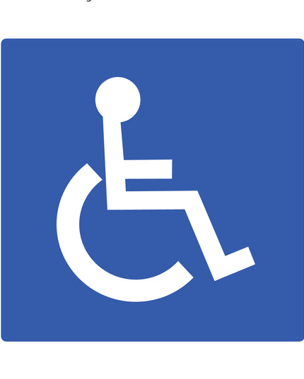 Road signs - Metal - Disabled (courier costs do not apply, contact for quotation)