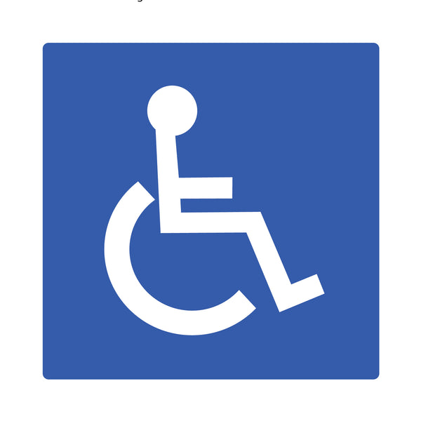 Road signs - Metal - Disabled (courier costs do not apply, contact for quotation)