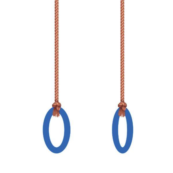Steel Hang Rings - 22cm, with Rope. (Courier costs do not apply! Contact for quotation.)