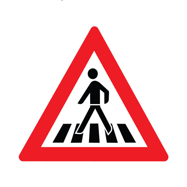 Road signs - Metal - Pedestrians (courier costs do not apply contact for quotation)