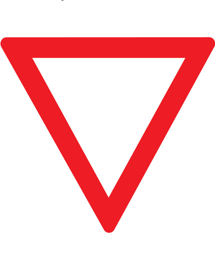 Road signs - Metal - Yield (courier costs do not apply, contact for quotation)