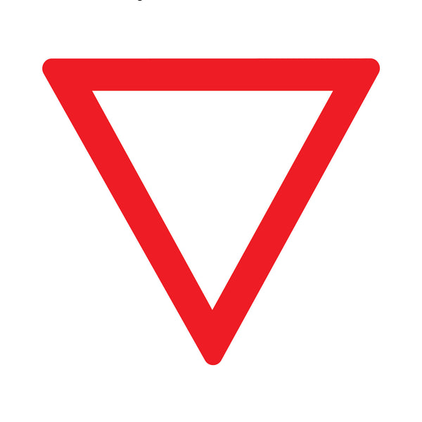 Road signs - Metal - Yield (courier costs do not apply, contact for quotation)
