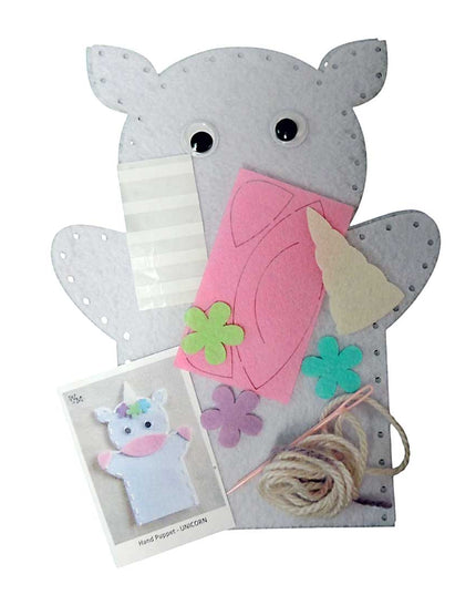 Craft Kit Unicorn Felt Hand Puppet