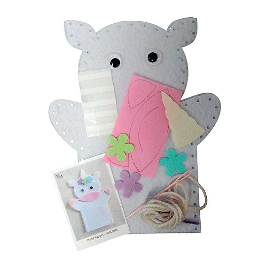 Craft Kit Unicorn Felt Hand Puppet