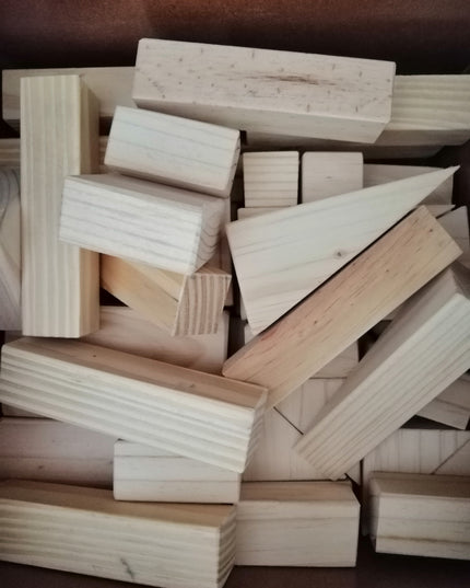 Wooden Blocks - 70 pc