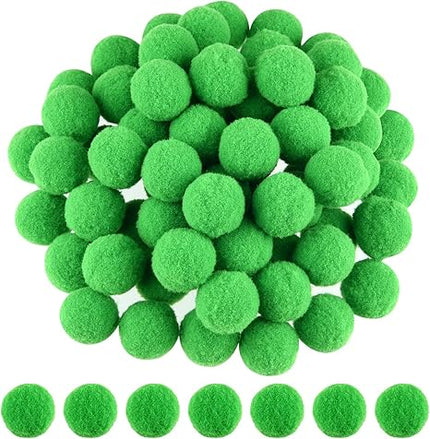 Pom Poms 30mm Green - 50 pcs