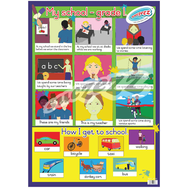 Poster - My School - Grade 1