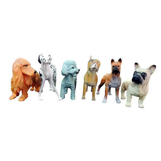 Animal Set 6 Pieces - Dogs Large