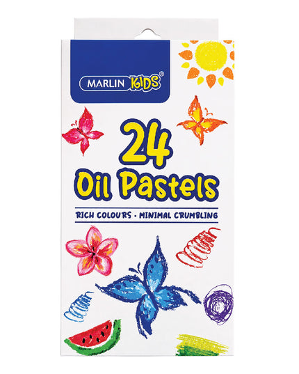 Oil Pastels 24's - Marlin Kids