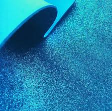 Foam Fun Glitter A4 Blue