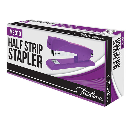 Stapler Half Strip - Purple - 20 Sheets