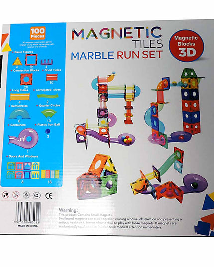 Magnetic Tiles - Marble Run 100 Piece