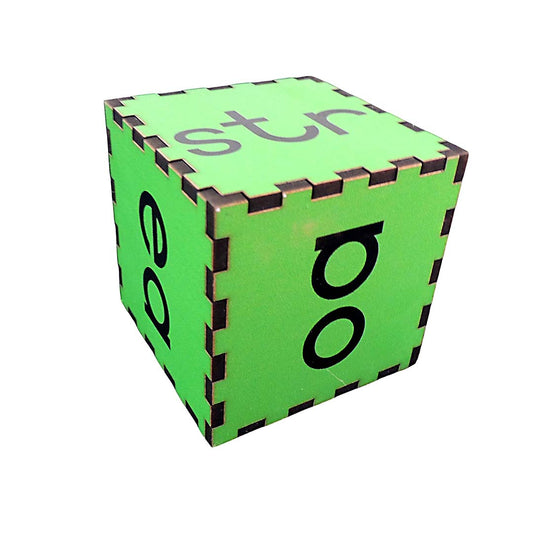 Dice - Phonics 2 - 65mm Wooden