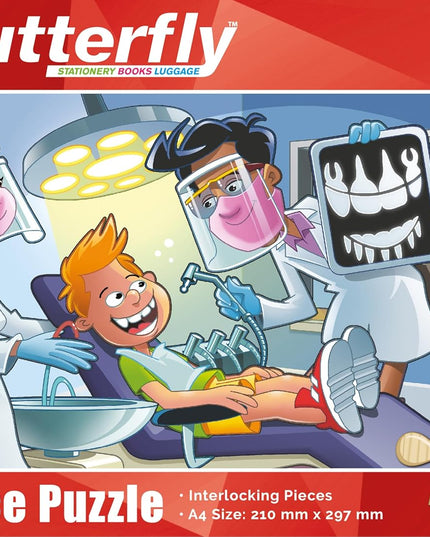 Wooden Puzzle A4 24 Piece - The Dentist