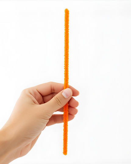 Pipe Cleaner 6mm Orange each