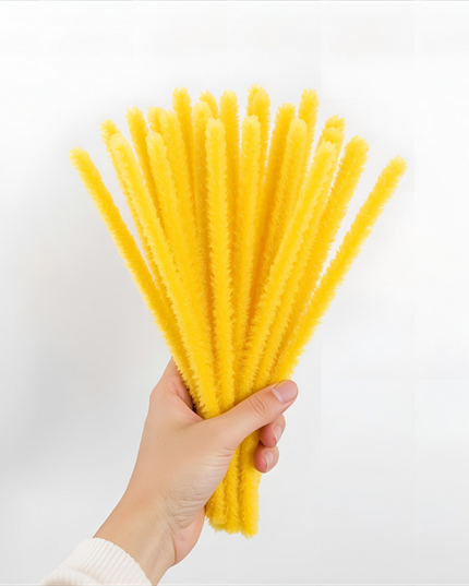 Pipe Cleaners 6mm 20's - Yellow