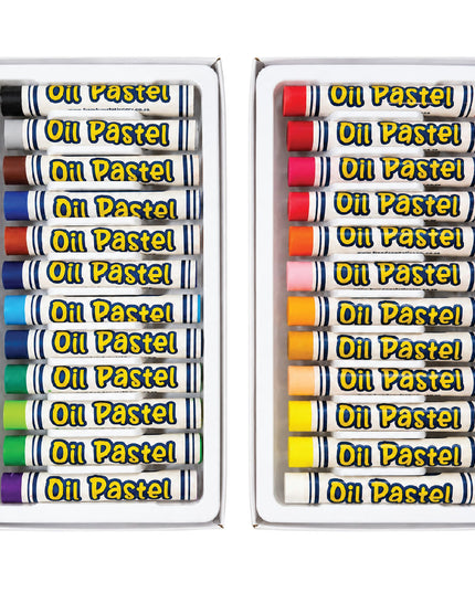 Oil Pastels 24's - Marlin Kids