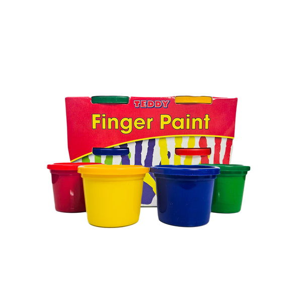 Paint Finger Kit Teddy 4 x 100ml
