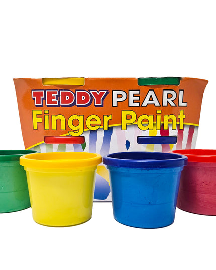 Paint Finger Kit Pearl Teddy 4 x 100ml