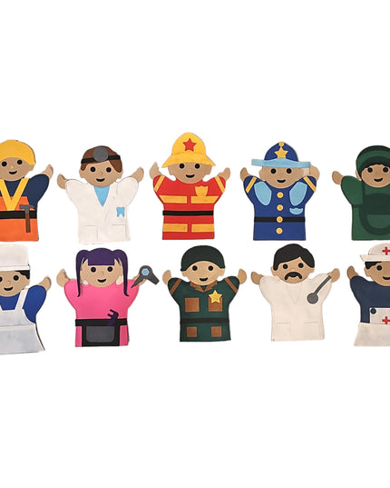 Puppet - Hand - Occupations - Set of 10