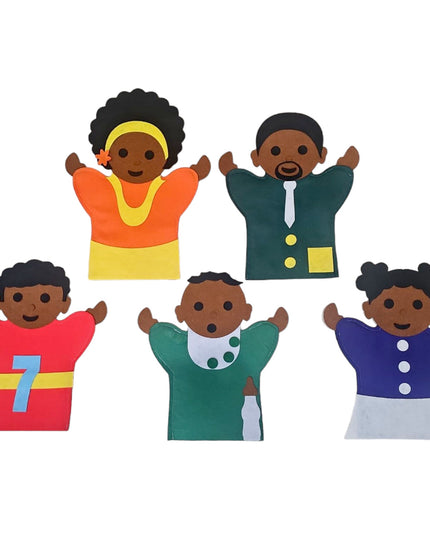 Puppet - Hand - Family 1 - Set of 5
