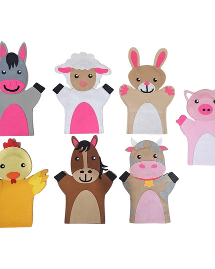 Puppet - Hand - Farm Animals - Set of 7