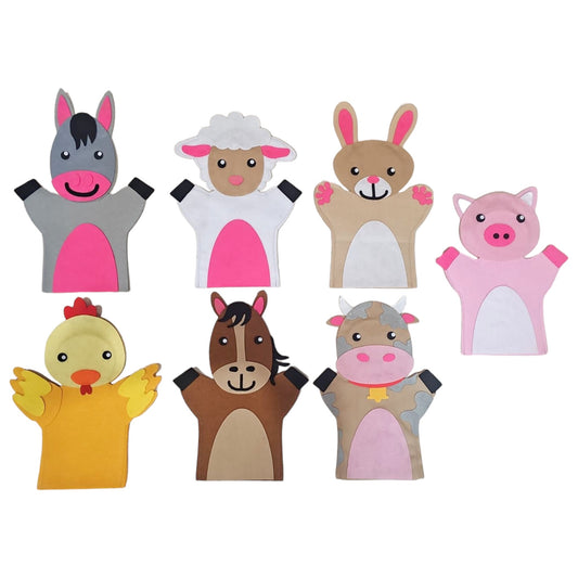Puppet - Hand - Farm Animals - Set of 7