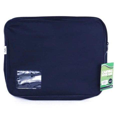 Book Bag  Canvas Treeline - Navy Blue