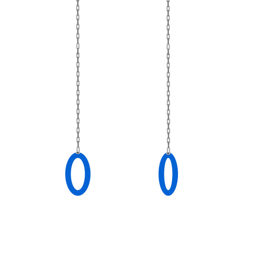 Steel Hang Rings - 15cm, (courier costs do not apply contact for quotation)