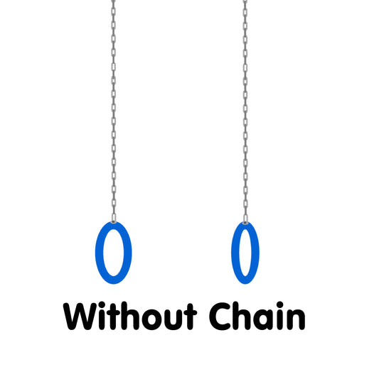 Steel Hang Rings - 15cm, (courier costs do not apply contact for quotation)
