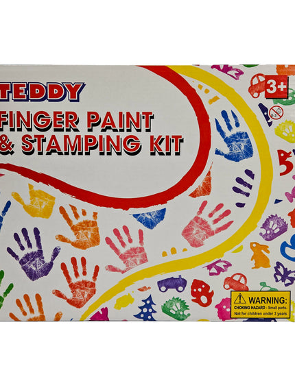 Teddy Finger Paint & Stamping Kit