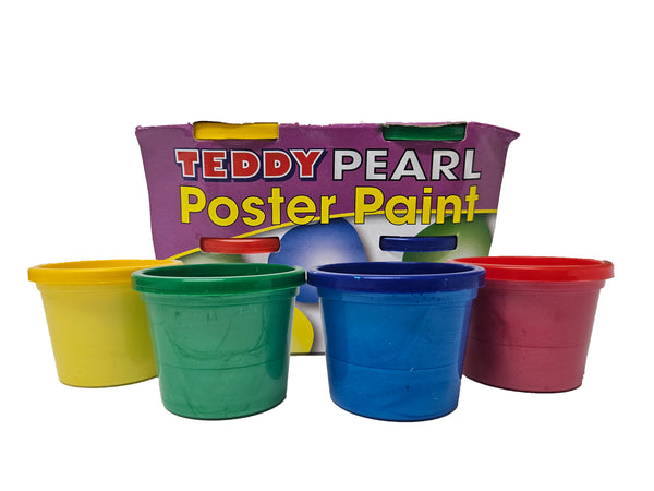 Paint Poster Pearl Teddy Kit 4 x 100ml