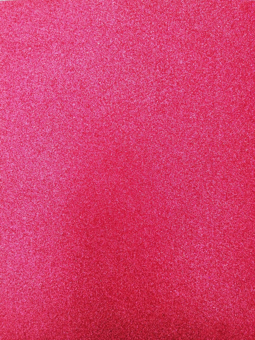 Foam Fun Glitter A4 Red