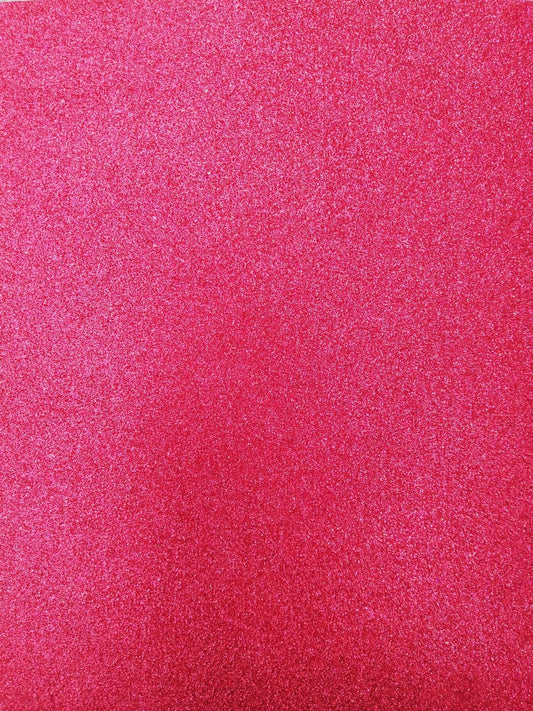 Foam Fun Glitter A4 Red