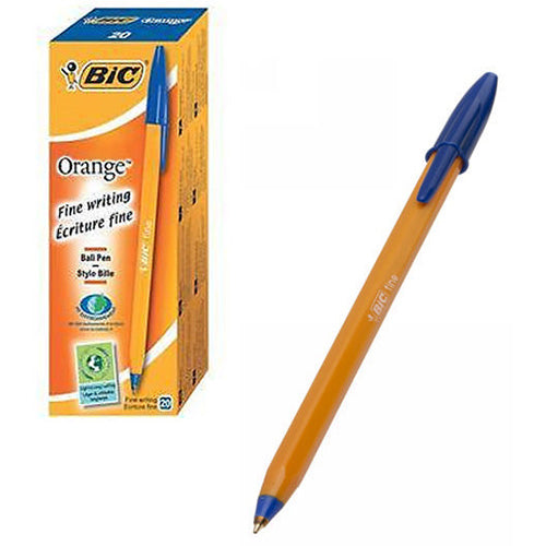 Pen - Yellow Bic Pen - Blue Each