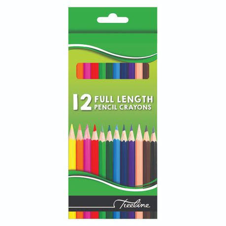 Pencil Crayons Full Length 12's - Treeline