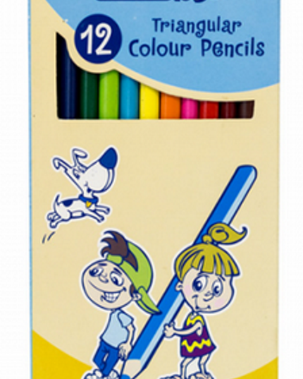 Jumbo Triangular Colour Pencils ' 12