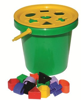 Sort & Play lid, shapes and bucket Edunation South Africa Fine Motor Development