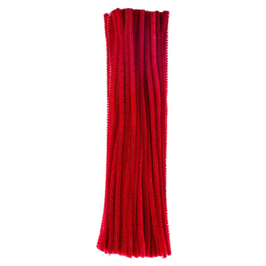 Pipe Cleaners 6mm 20's - Red